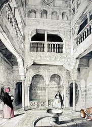 Entrée des bains, de 