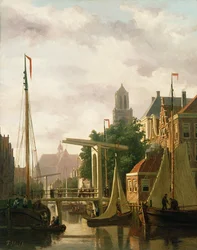 Un canal à Amsterdam