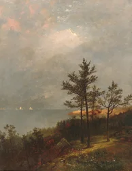 Tempête qui approche sur le Long Island Sound