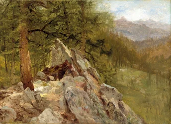 Paysage occidental, 1870