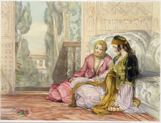 Le Harem, planche 1 de 