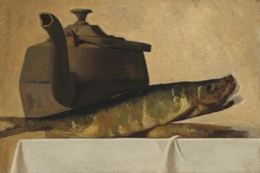 Un petit déjeuner anglais, vers 1890