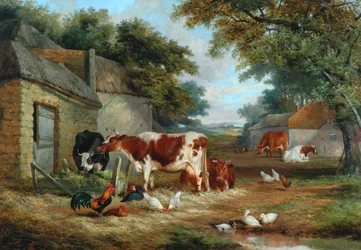 Cour de ferme, 1856