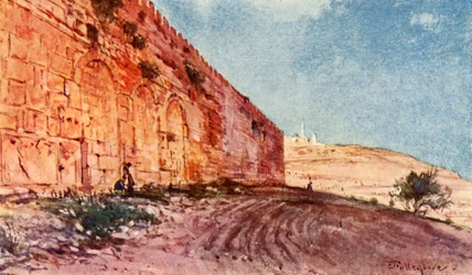 Jérusalem - La Triple Porte de la zone du Temple, 1902