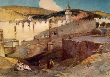 La mosquée à Hébron sur la grotte de Machpelah, 1902