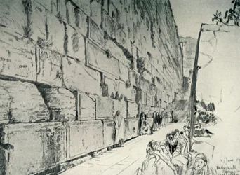 Le Mur des Lamentations, 1902