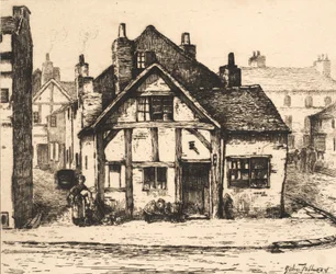 Vieille maison, rue Salop, Wolverhampton, de 