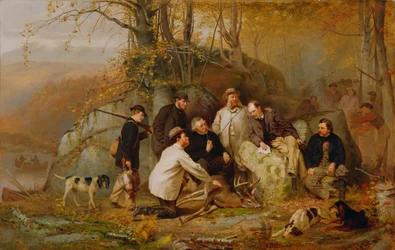 Réclamation du tir : Après la chasse dans les Adirondacks, 1865