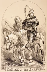 Illustration pour La Mégère apprivoisée, de 
