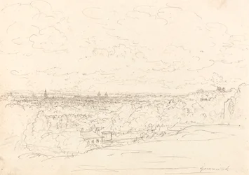 Vue lointaine de Greenwich