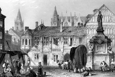 Palais du Duc de Bedford, Rouen, France, 19ème siècle