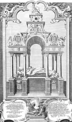 Le monument de la reine Élisabeth à l