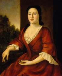 Portrait de Mme John Greenleaf, née Priscilla Brown (née en 1725) vers 1748