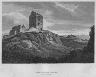 Tour de Smallholm, Roxburghshire, 1814