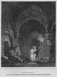 La chapelle du château de Newcastle, Northumberland, 1814