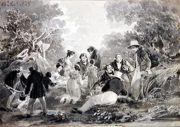 Un pique-nique au bord du lac