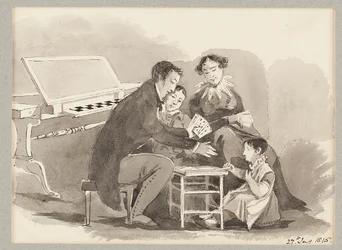 Une partie de cartes, 1815
