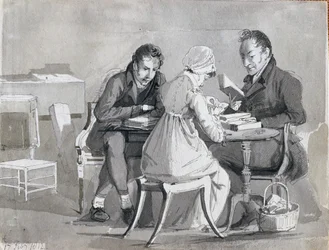 Une soirée de lecture, 17 février 1812