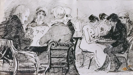 Cartes et échecs, 1815