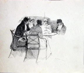 Groupe rassemblé autour d