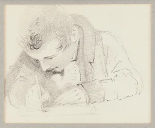 Homme écrivant, 1825