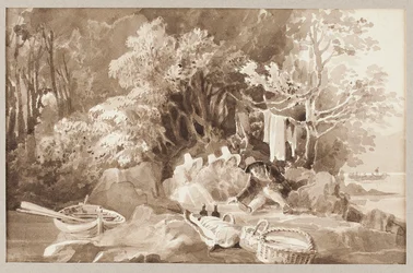 Pique-nique et bateau