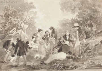 Pique-nique au bord du lac, 1825