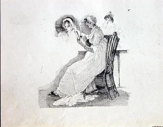 Lecture à la lumière des bougies