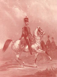 8e Dragons légers Rois Irlandais, vers 1820-1870, 1909