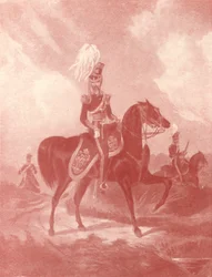 Officier, 13e Dragons légers, vers 1820-1870, 1909