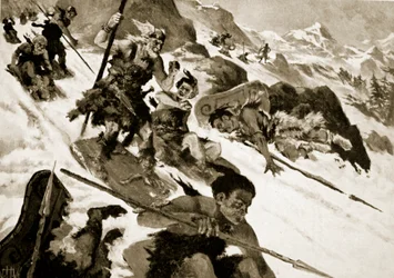 Les Cimbres dans les Alpes