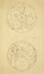 Le mouvement de H.4, un chronomètre de longitude conçu et dessiné par John Harrison, c.1760-72
