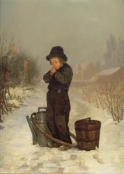 Se réchauffant les mains, 1867