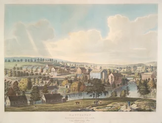 Matteawan. Village manufacturier, près de Fishkill Landing, N. York
