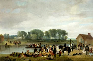 Le Ferry de Wilford, Nottingham (Les Mangeurs de Cerises)