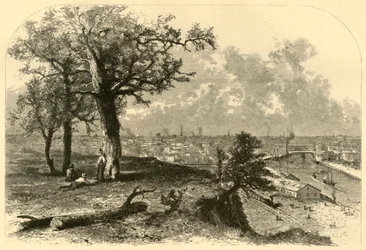 Cleveland, depuis la colline de Scranton