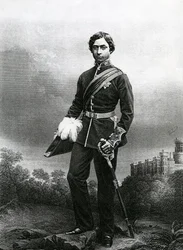 Albert Edward, prince de Galles, gravé par D. J. Pound d