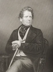 Fox Maule Ramsay (1801-74) 11e comte de Dalhousie et 2e Lord Panmure, gravé par D.J. Pound d