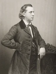 Henry Ward Beecher (1813-1887) gravé par D.J. Pound d