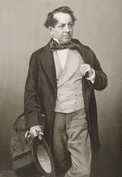 John Baldwin Buckstone (1802-79) gravé par D.J. Pound d