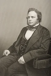 John Bright (1811-89) gravé par D.J. Pound d