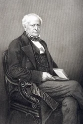 Sir Fitzroy Kelly (1796-1880) gravé par D.J. Pound, 1860