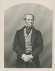 Sir John Somerset Pakington gravé par D.J. Pound d