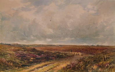 Jour de tempête sur une commune du Surrey, 19e-20e siècle, 1935
