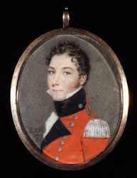 Officier non identifié, probablement du 14e Infanterie Native de Madras
