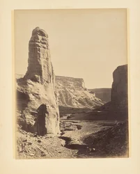 Paysage avec faille