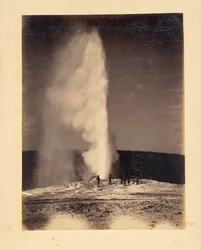 Old Faithful en éruption