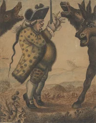 M. Alexander Campbell, organiste, dirigeant trois ânes braillants
