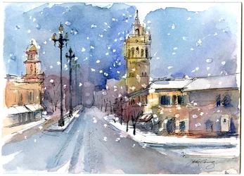 Place en hiver, 2015