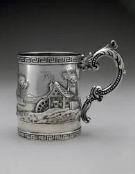 Tasse pour bébé, vers 1840-1860